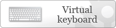 Zadávanie hesla prostredníctvom virtuálnej klávesnice