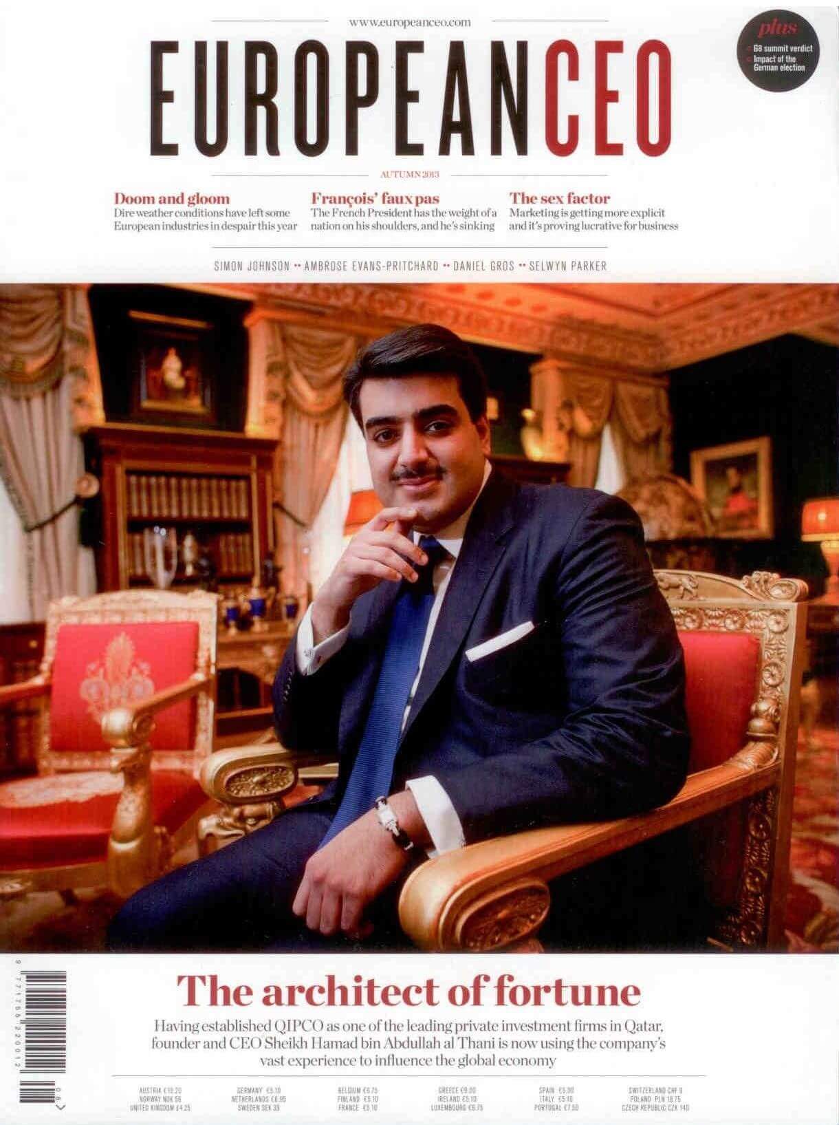Majalah European CEO, Musim Gugur 2013