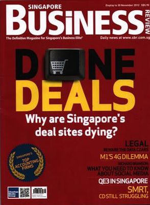 مجلة سنغافورة بيزنس، نوفمبر 2012